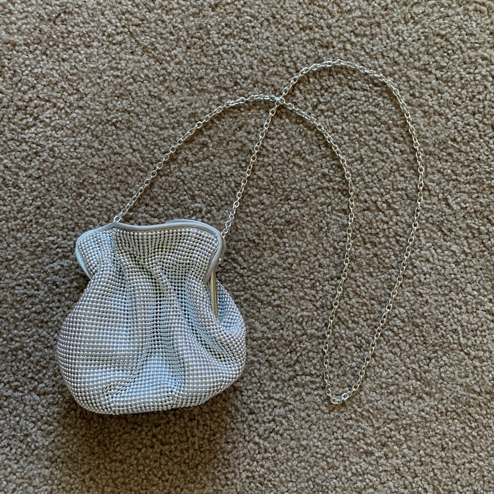 Cute Silver Cross-Body Purse